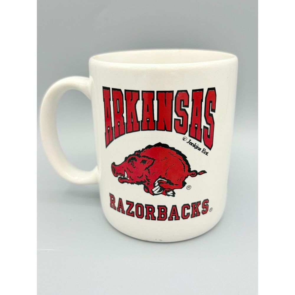 Vintage Arkansas Razorbacks/Jenkins Enterprises Mug 1990s
